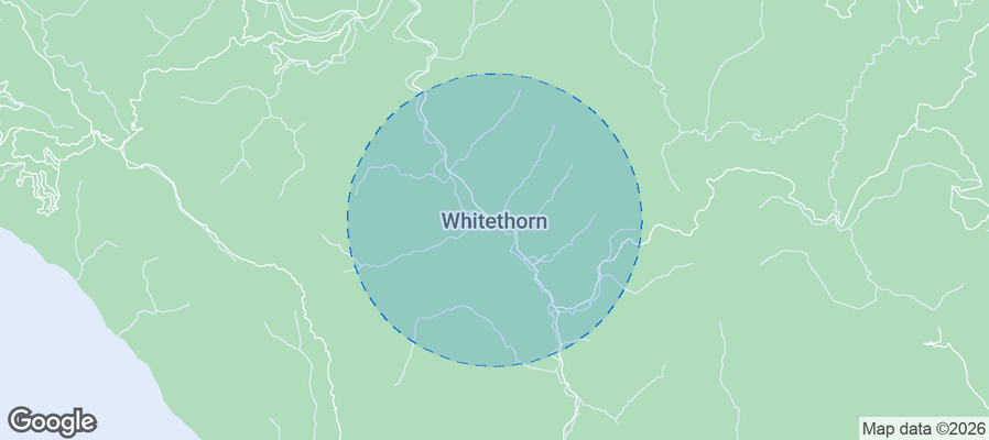 Whitethorn Airbnb map